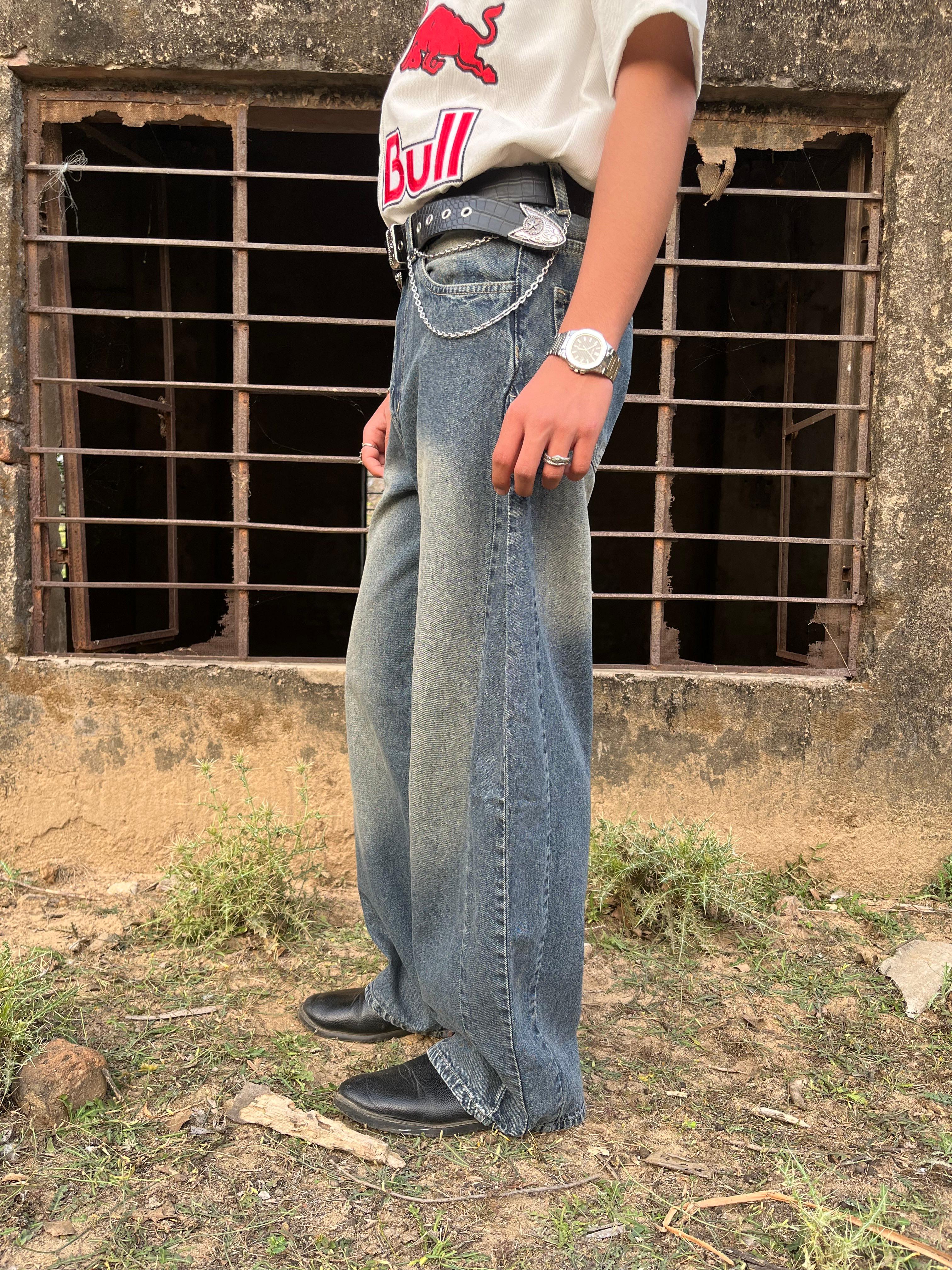 Barrel Fit Unisex Denim - Thumbnail 2