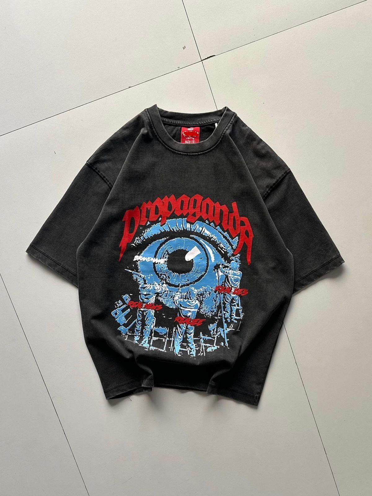01 Acid Washed Oversized Unisex Tee - Image 1