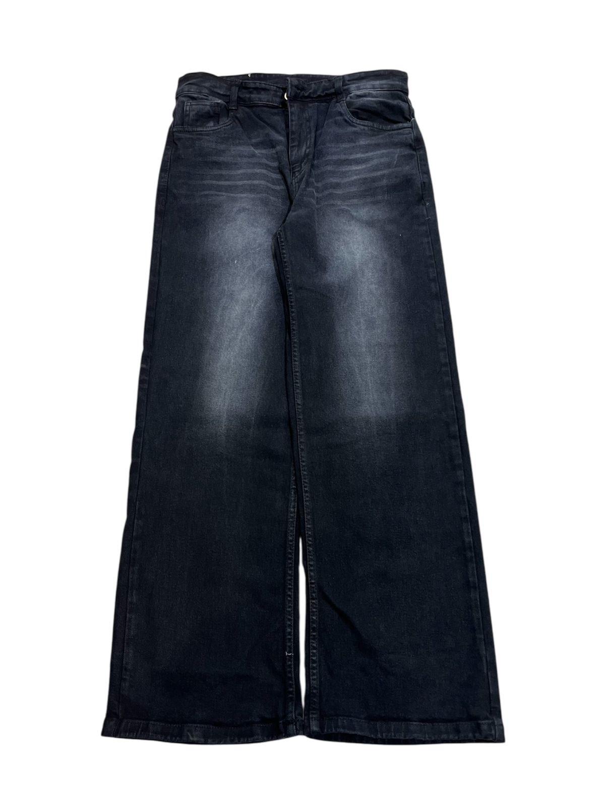 04 Vtg Black Unisex Baggy Fit Denim - Thumbnail 2
