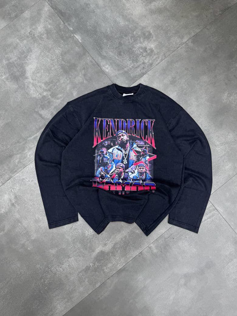 Kendrick Lamar Graphic Full Sleeve Acid Washed - Image 1