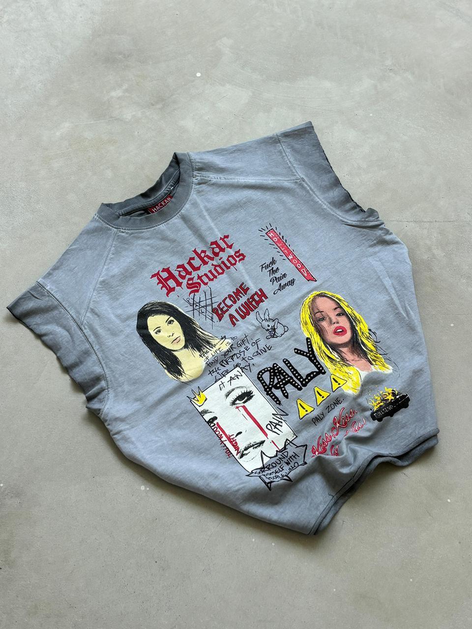 Raw Cut Oversized Tank grey - Image 1