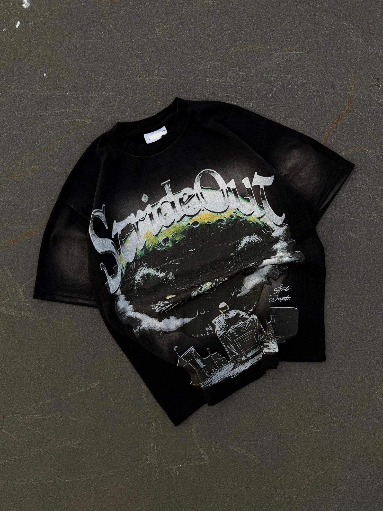 01 Lava Wash Oversized Unisex Tee - Image 1