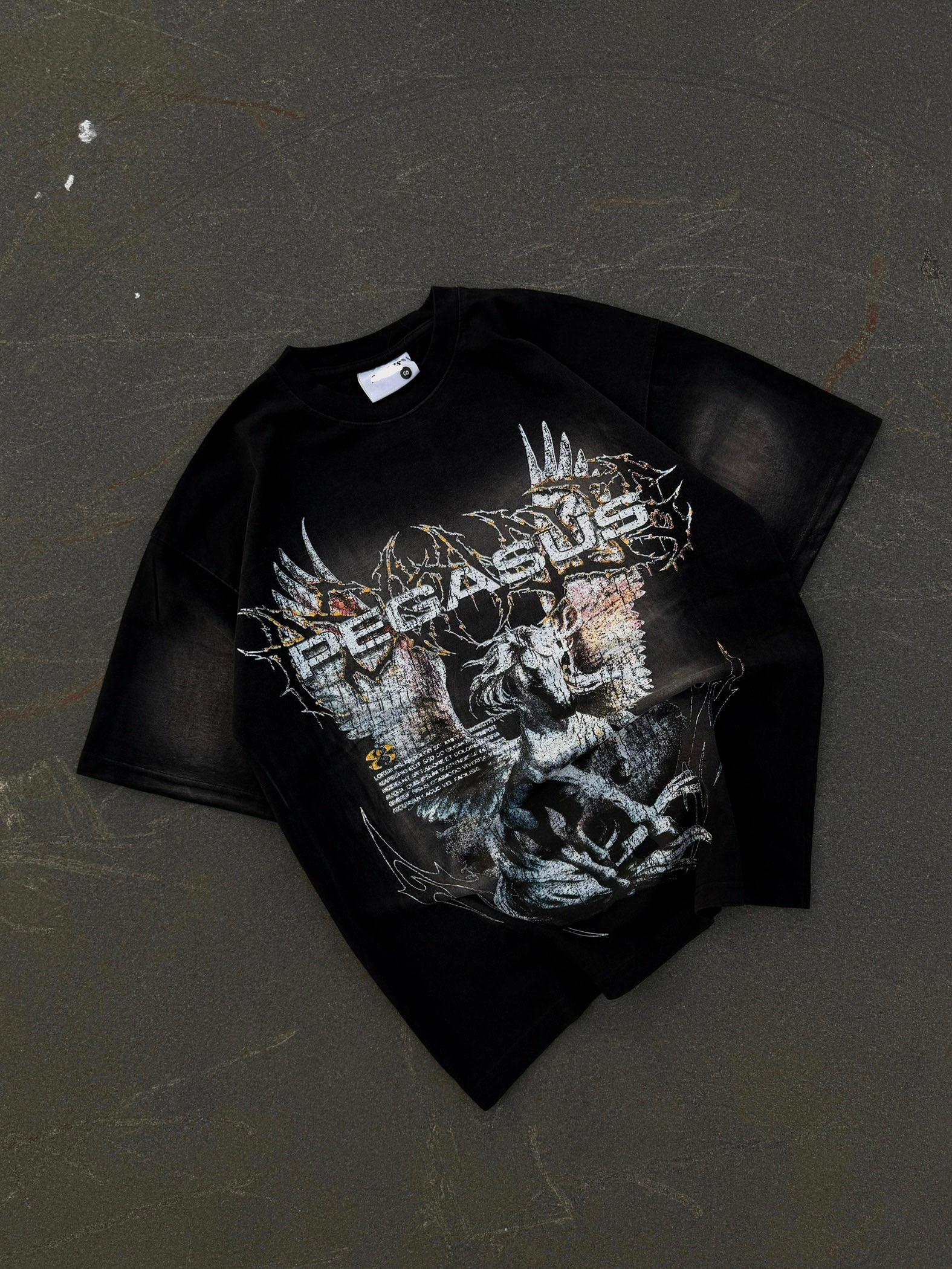 03 Lava Wash Oversized Unisex Tee - Image 1