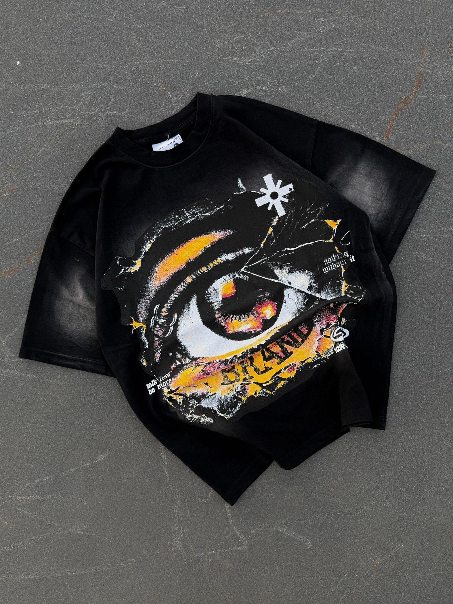 04 Lava Wash Oversized Unisex Tee - Image 1